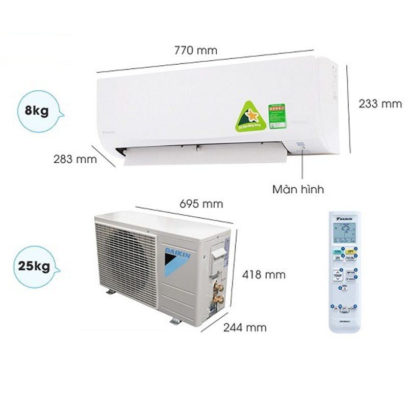 MÁY LẠNH DAIKIN FTF / ATF / FTC SERIES - BỀN BỈ THEO THỜI GIAN
